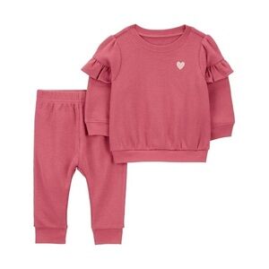 Carter's Child of Mine Baby Girl Outfit Set, 2-Piece